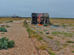 
Line 4, Dungeness fish tramways, June 2013